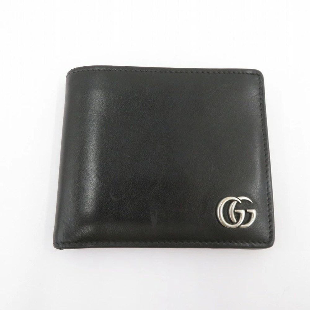 Gucci GG Marmont Bi fold Wallet Black